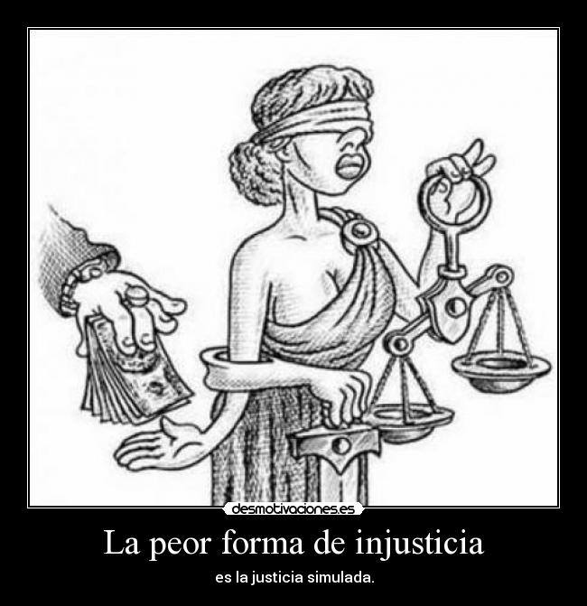 Justicia simulada