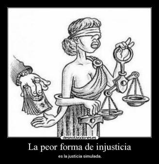 Justicia simulada